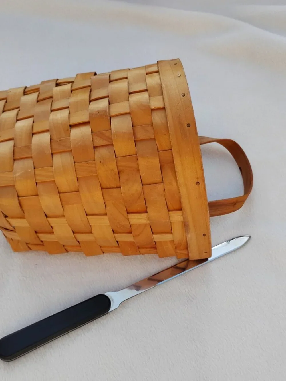 Mail Basket & Letter Opener Cabincore Lot Wall Hanging Holder Kitchen Organizer